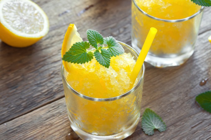 granita limone