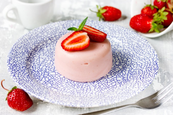 panna cotta, fragole, ricetta originale
