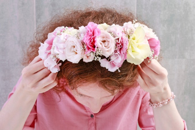 coroncina sposa fai da te