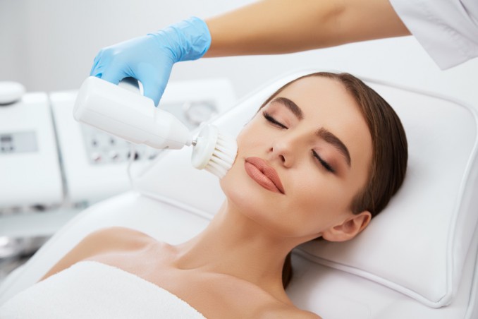 brossage, corpo, tecnica