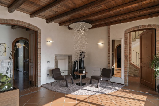 pavimento in cotto, arredo, rustico moderno