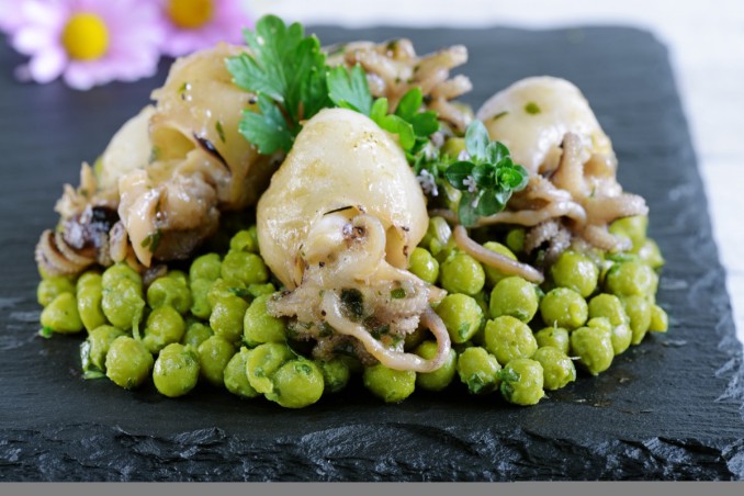 seppie congelate, piselli, come cucinarle