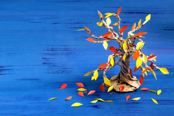 albero carta fai da te, come fare albero carta