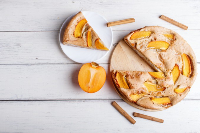 torta di cachi, ricetta, nonna