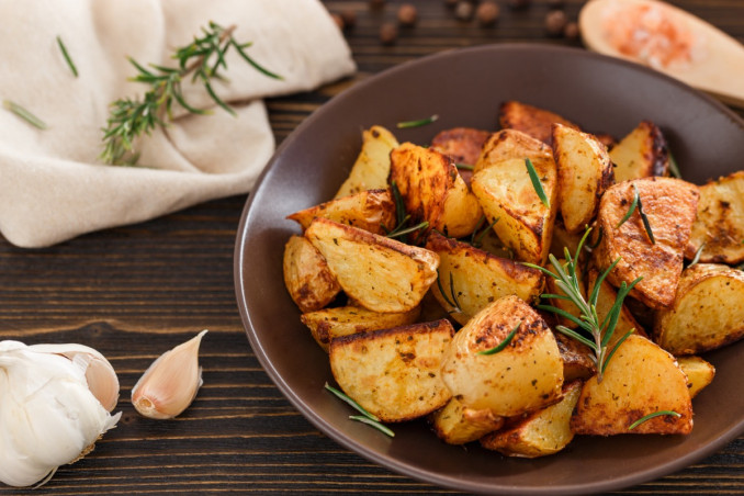 patate, forno, pangrattato