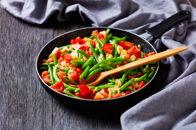pasta fagiolini pomodoro, pasta fagiolini pomodoro ricetta, pasta fagiolini
