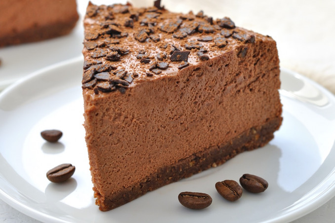 cheesecake, caffè, dolce