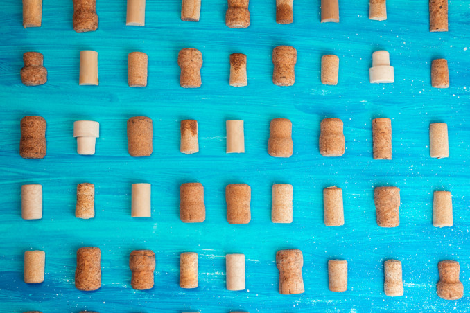 pittura tappi sughero