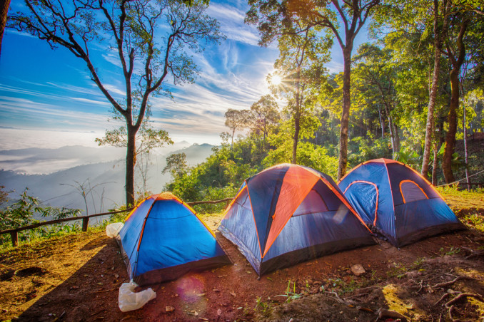 tenda campeggio pulizia