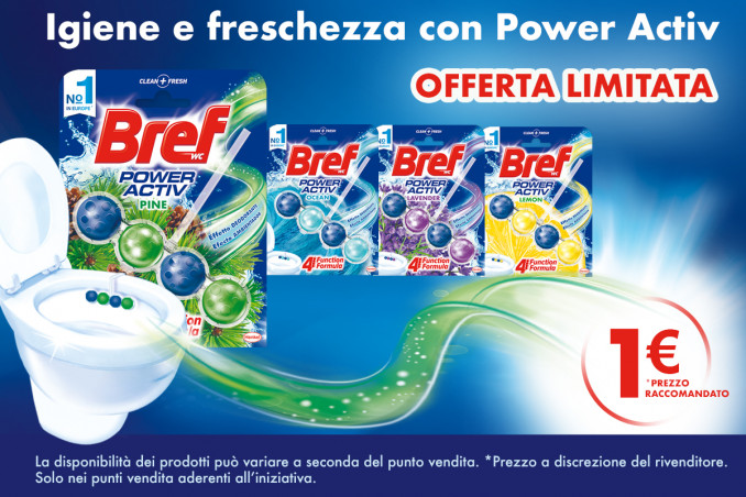 Prenditi cura del tuo WC con Bref Power Activ 