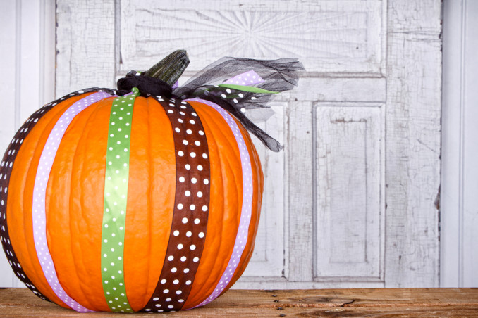 come decorare zucca con decoupage, come decorare zucca, zucca decoupage