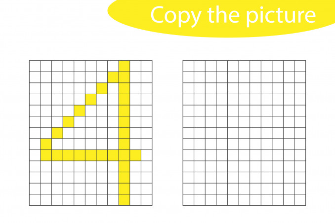 pixel art numeri, schemi pixel art