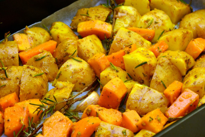 zucca, patate, mozzarella