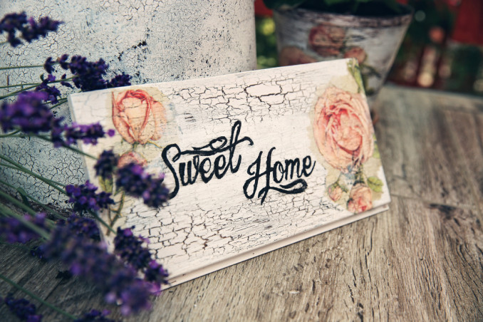 targhetta porta casa fai da te, targhetta porta fai da te, targhetta decoupage 