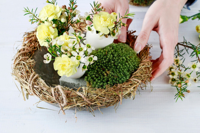decorazioni pasquali fai da te tutorial centrotavola, decorazioni pasquali fai da te tutorial, centrotavola pasquale tutorial