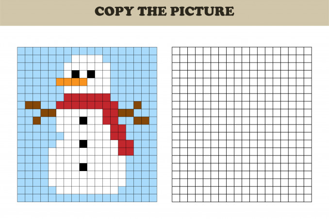 pixel art inverno, coding inverno