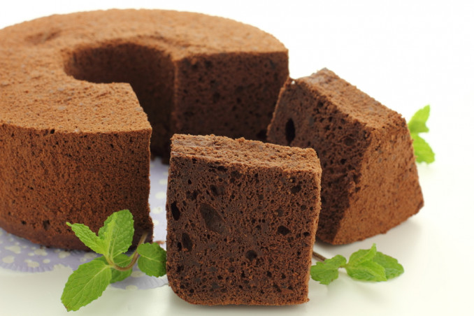 chiffon torta cacao