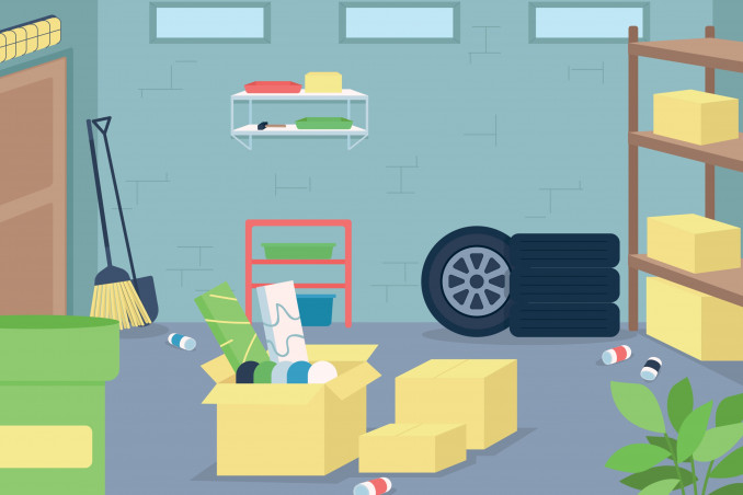 decluttering cantina, riordinare cantina