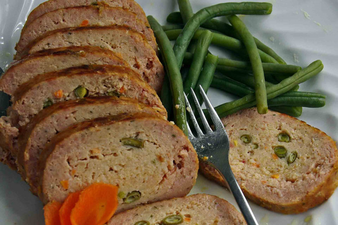 Polpettone al forno con verdure