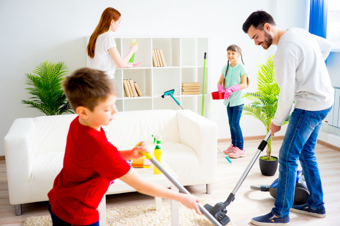 come organizzare pulizie domestiche con famiglia, organizzare pulizie domestiche, come organizzare pulizie casa
