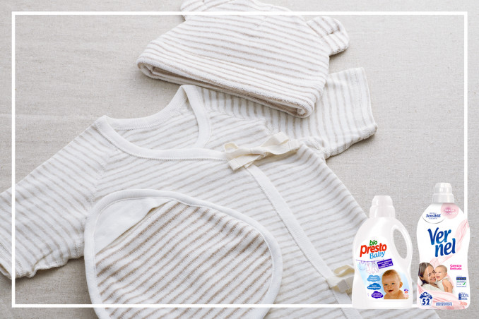 vernel per sbiancare il corredino