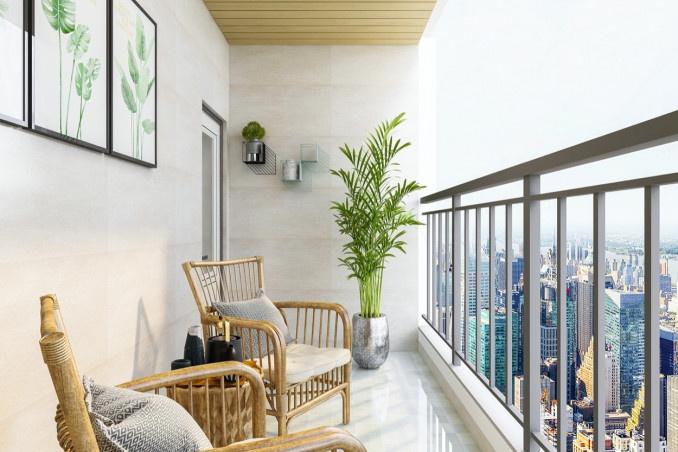 arredare un balcone, spazi stretti, balconi lunghi