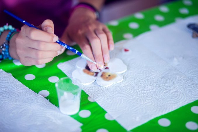 decoupage senza grinze, come fare decoupage