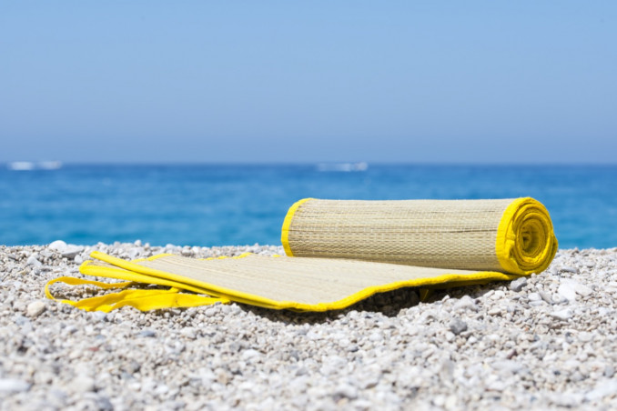 stuoia, mare, lavaggio