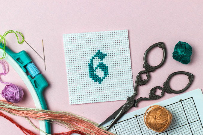 numeri punto croce, numero punto croce, numeri punto croce schemi