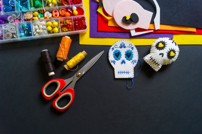 decori halloween teschi