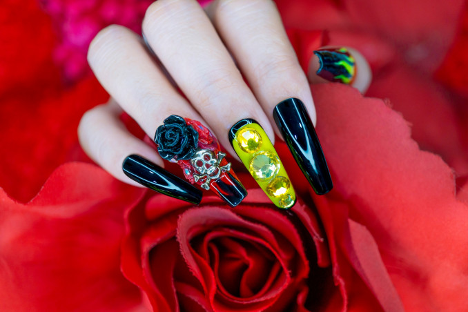 unghie per Halloween