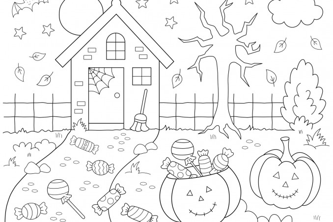 Disegni di Halloween da colorare
