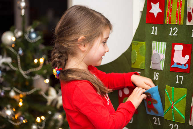 calendario avvento da riempire, calendario avvento fai da te