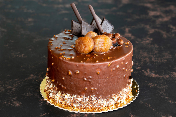 torte decorate castagne, torte decorate, torte castagne