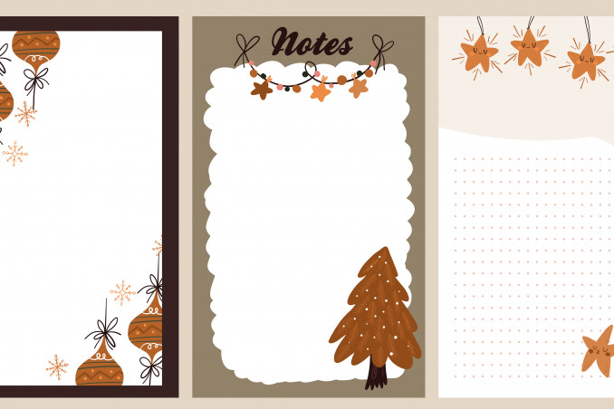 bullet journal natale, bullet journal idee, bullet journal da stampare
