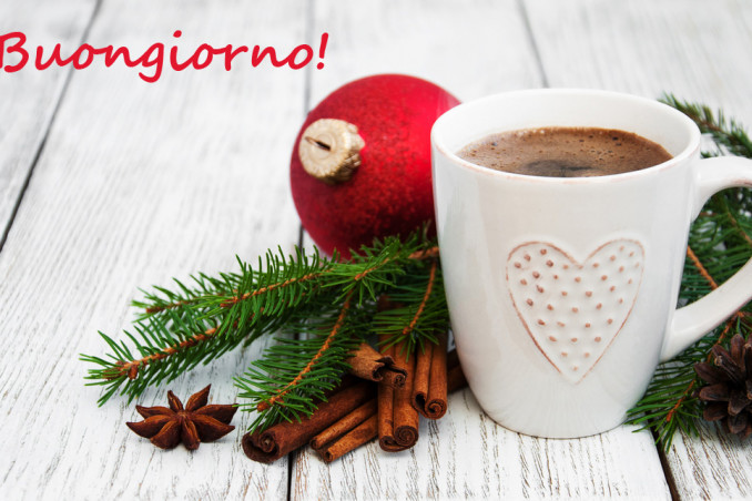buongiorno natalizio caffè, buongiorno natale caffe