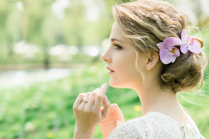 acconciature sposa primavera