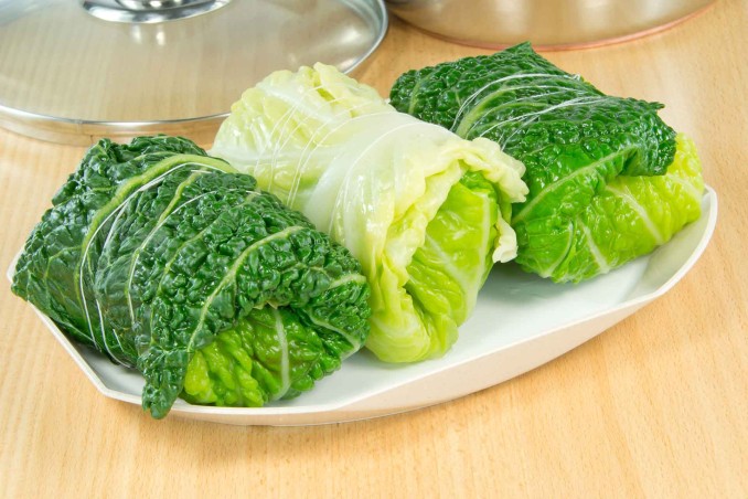 Involtini di verza con riso