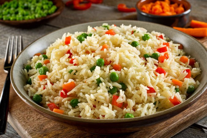 Riso pilaf con verdure