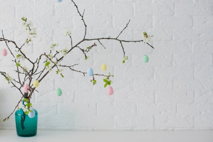 cosa appendere all'albero di pasqua, albero di pasqua