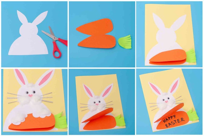 Biglietto di Pasqua per la scuola dell'infanzia