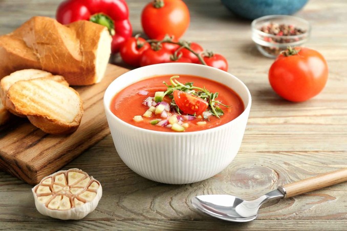 Ricetta del gazpacho con il Bimby