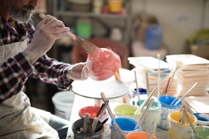 portafrutta fai da te, fai da te decoupage