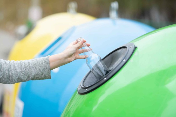 Raccolta differenziata del vetro