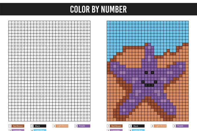 stelle marine punto croce, stelle mare punto croce, punto croce mare