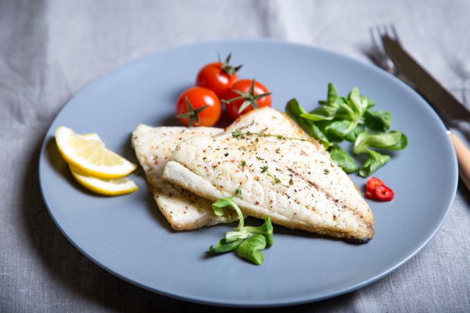branzino forno pomodorini