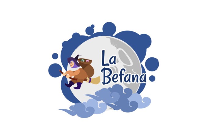 scopa befana caramelle