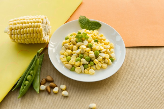 piselli e mais