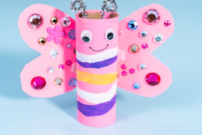 lavoretti per la festa della mamma con rotoli di carta igienica, lavoretti festa della mamma, lavoretti rotoli carta igienica