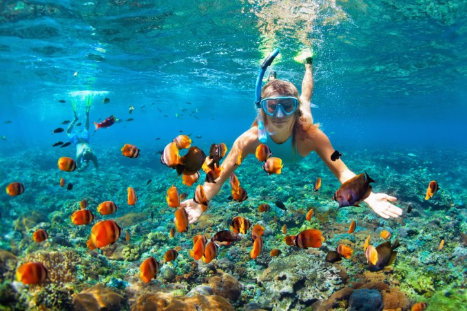 snorkeling caratteristiche